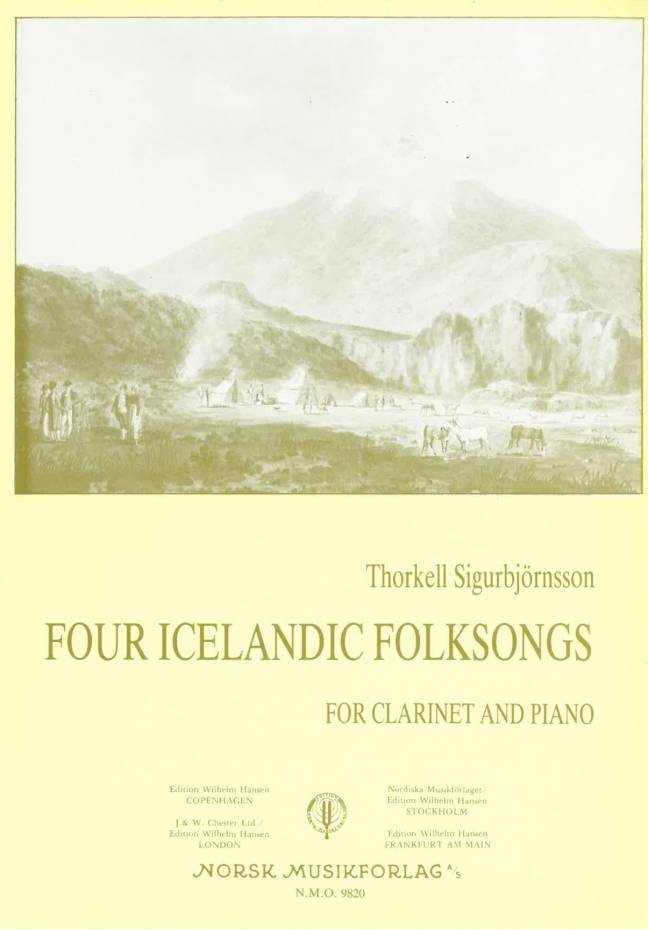 Four Icelandic Folksongs, klarinett og píanó