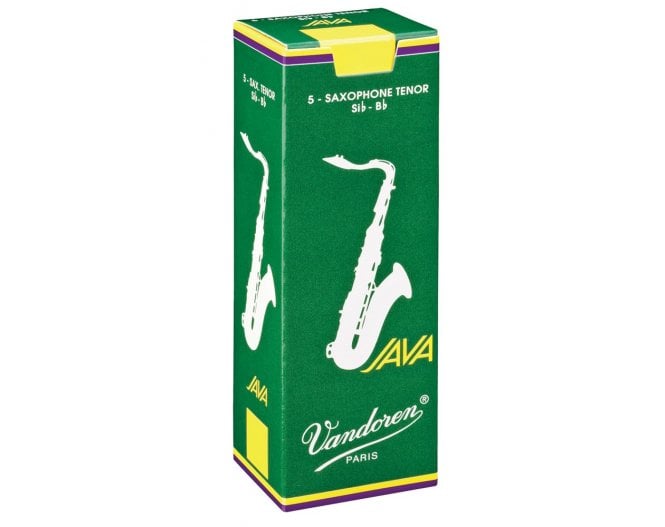 Vandoren tenórsaxblöð JAVA Green no. 2½ - pakki með 5 stk