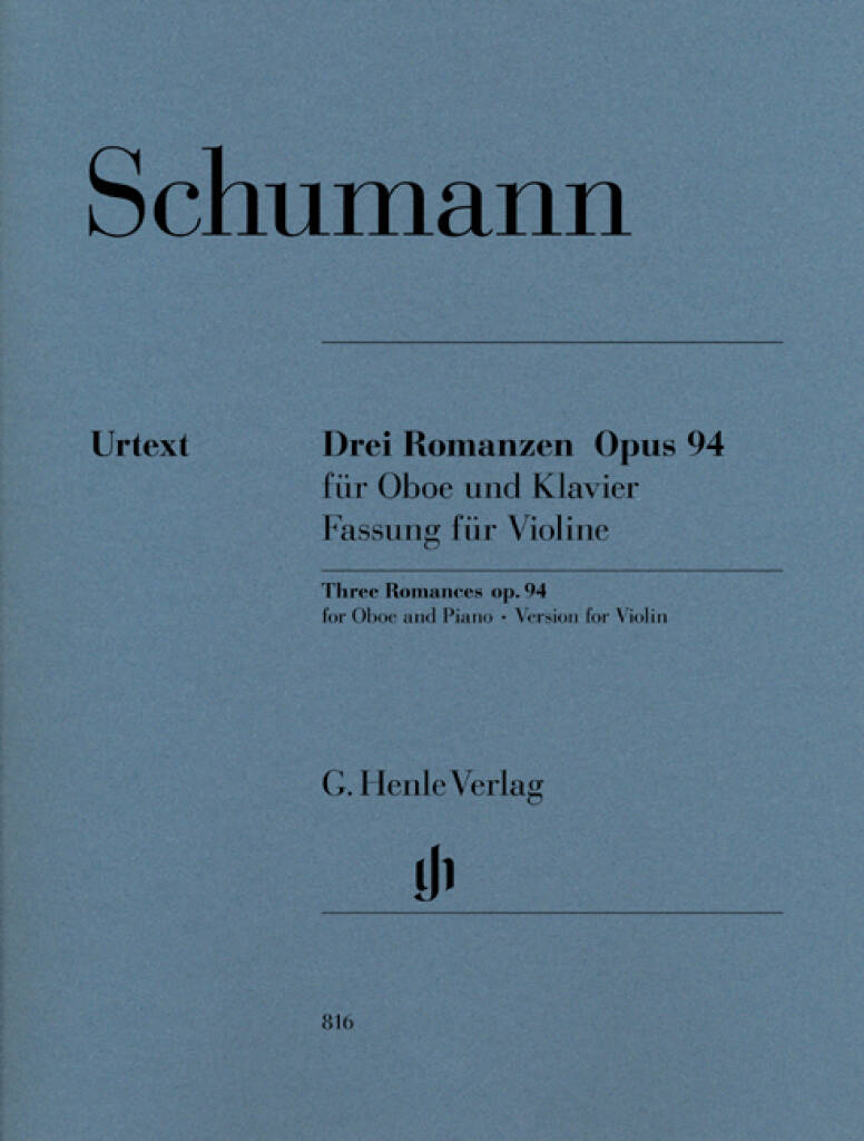 Schumann: Drei Romanzen Op. 94, fiðla og píanó
