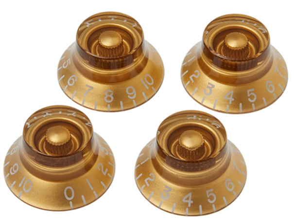 Gibson PRHK-020 Top Hat Knobs, 4 stk , gold