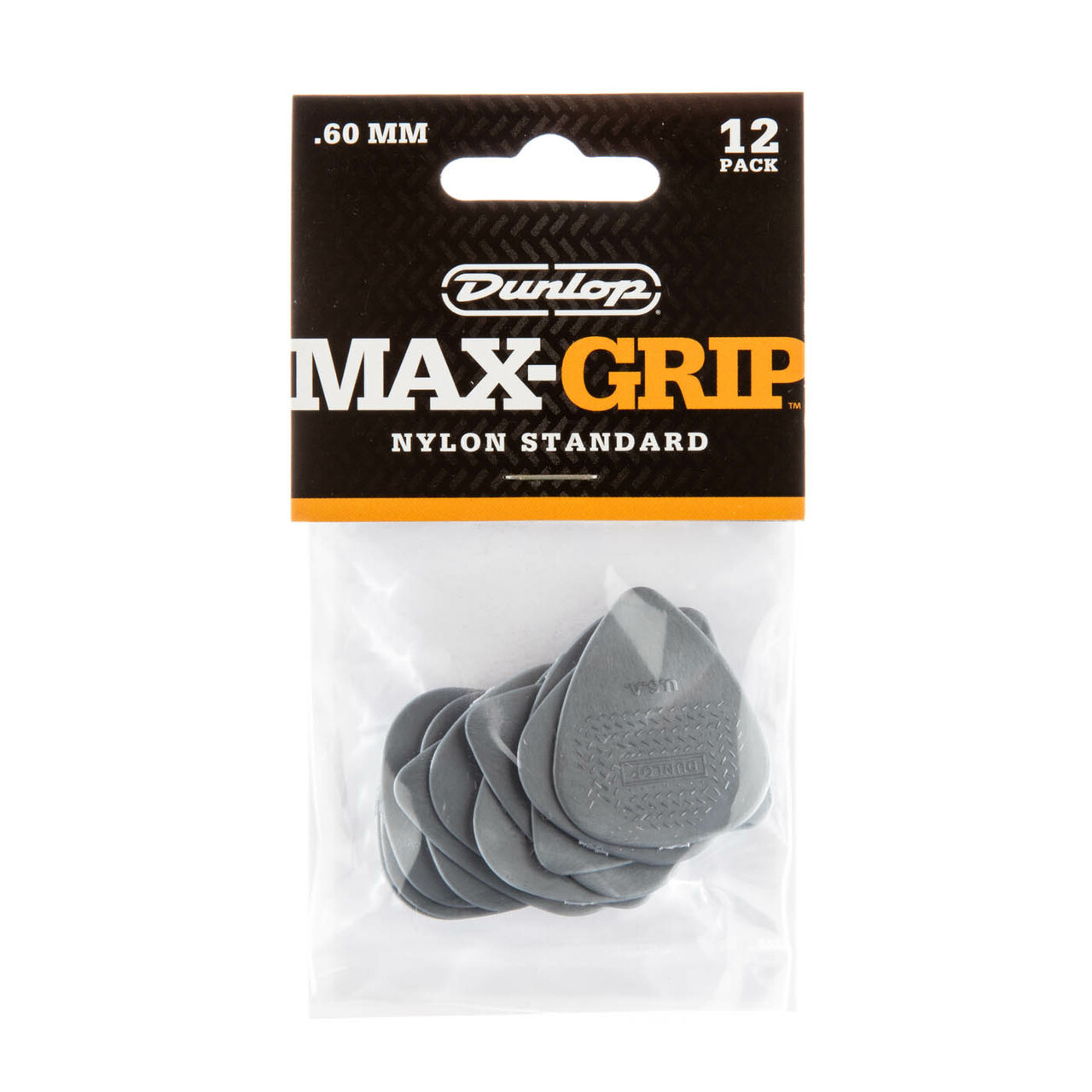 Dunlop Max Grip Nylon gítarnögl, .60mm, 12 stk