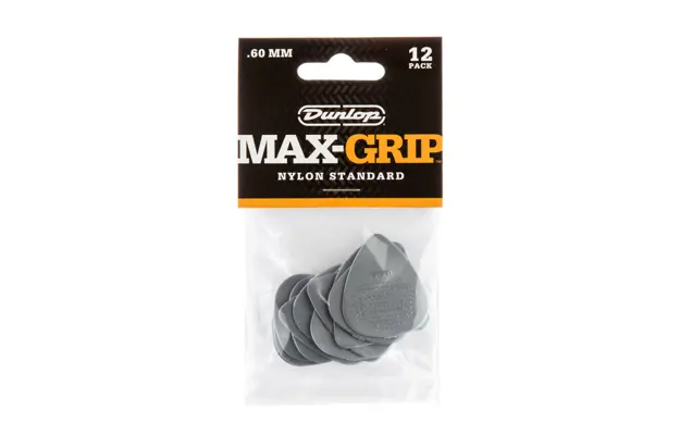 Dunlop Max Grip Nylon gítarnögl, .60mm, 12 stk
