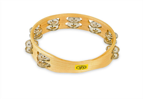 LP CP Wood Tambourine, CP390, 10"