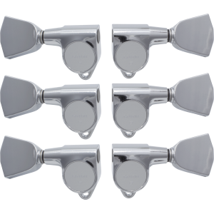 GOTOH Tuners, Grover Style , Keystone, Chrome 3 per side