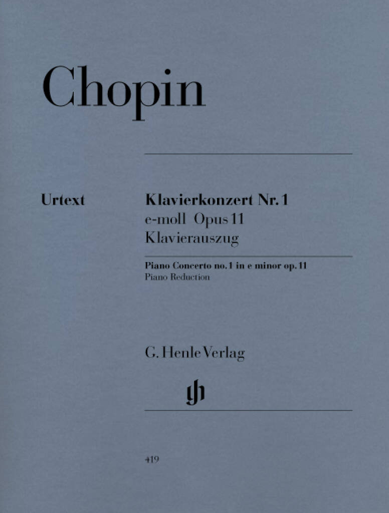Chopin: Klavierkonzert Nr.1, e-moll Opus 11