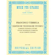 Tárrega: Complete Technical Studies, gítar