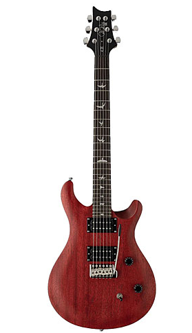 PRS SE CE24 STD Satin Stoptail- CH, Vint. Cherry, með poka