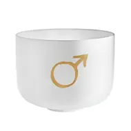 Sonic Energy Planetary Tuned Crystal Singing Bowl, Mars