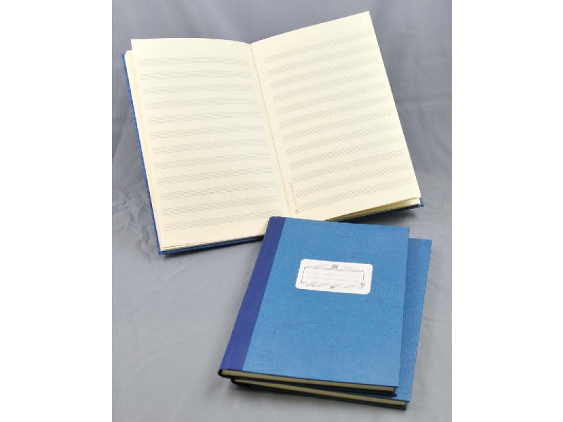 Nótnapappír, STAR 3A, 12 línur, innbundin