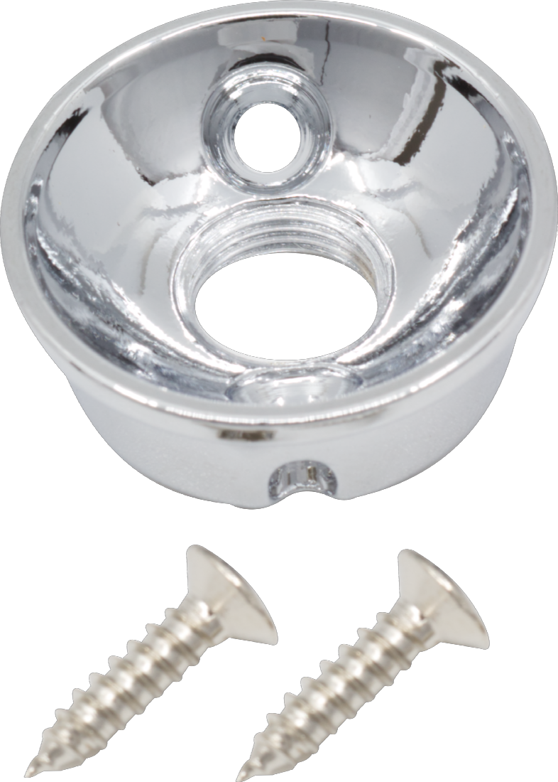 Jack Plate - Electrosocket, for Tele, chrome plated brass