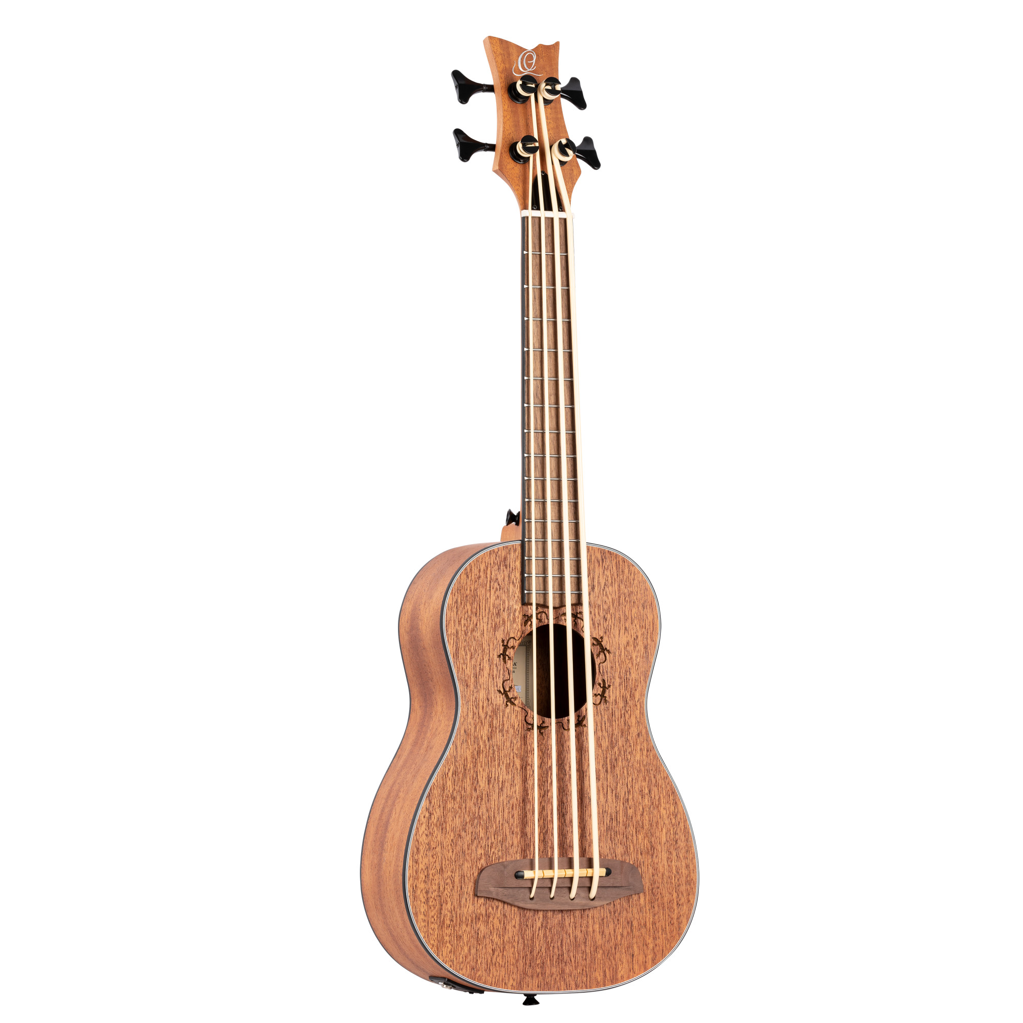 Ortega Ukulele Bass ,mahóní f. örvhenta m/ poka