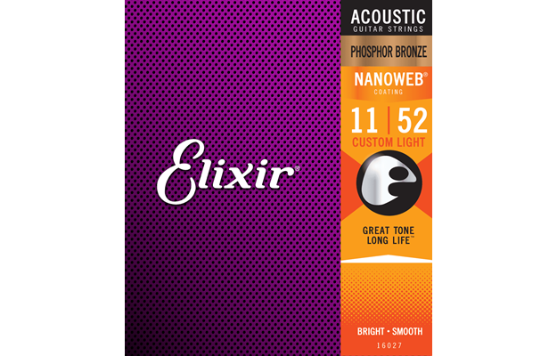 Elixir Nanoweb PB Custom Light strengjasett 11-52