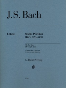 Bach: Six Partitas,  BWV 825-830, píanó