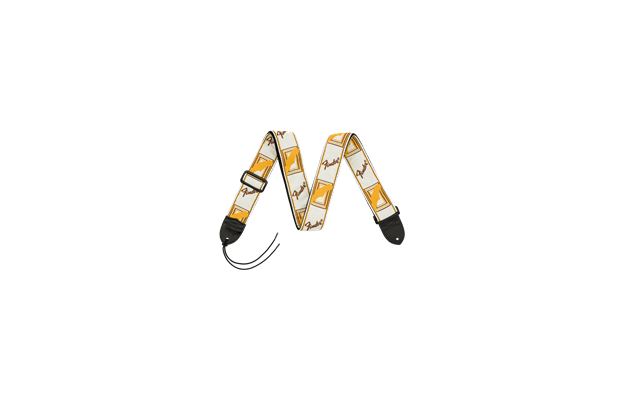 Fender gítaról, Monogram, hvít/brún/gul
