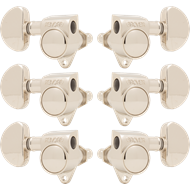 GROVER Tuners, Rotomatic , 3 per side, 18:1 ratio, Nickel
