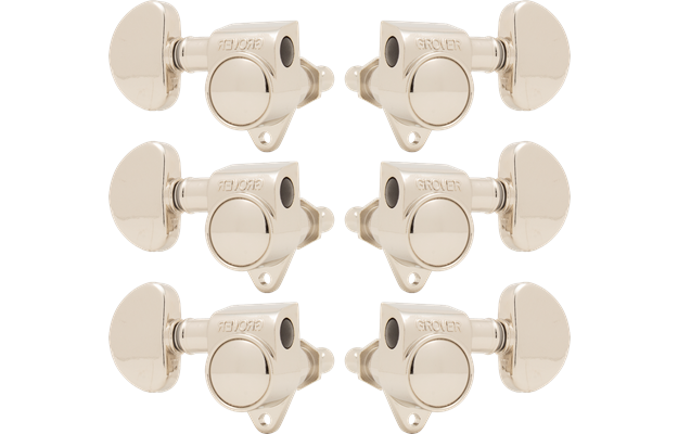 GROVER Tuners, Rotomatic , 3 per side, 18:1 ratio, Nickel