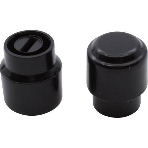 Switch Tip - Fender, barrel-style for Telecaster, 2 stk, black