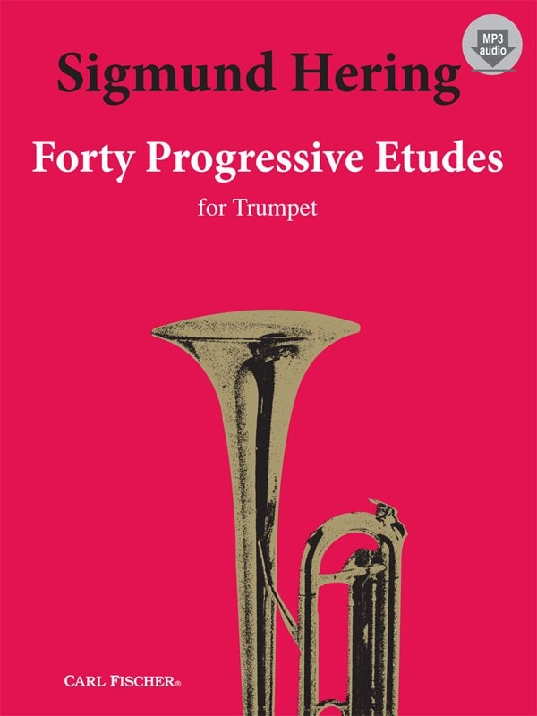 Hering: 40 Progressive Etudes, trompet, með niðurhali