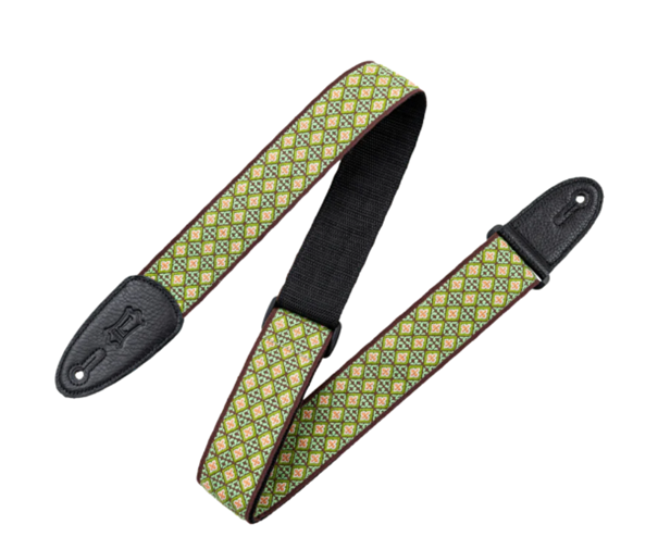 Levy's 2'' gítaról, mósaík, græn/gul