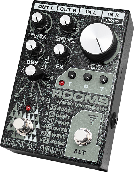 Death by Audio Rooms, reverb