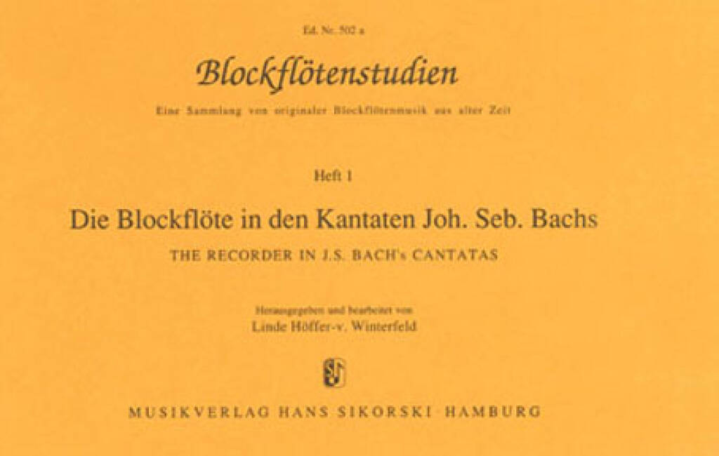 Blockflötenstudien Vol 1