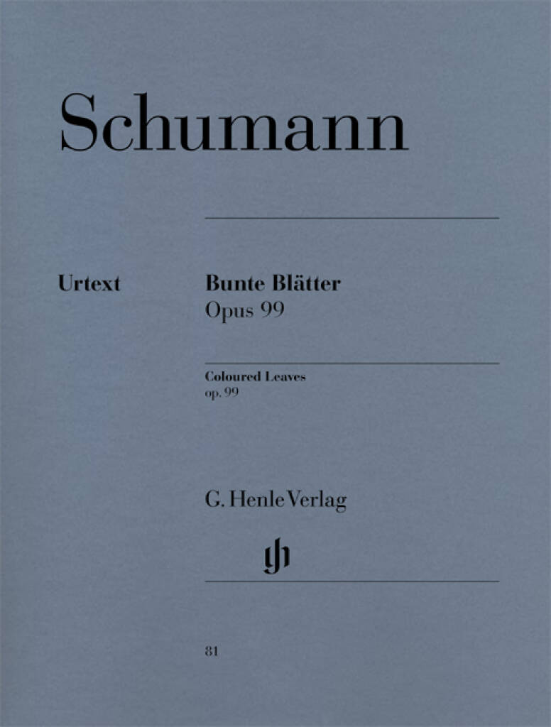 Schumann: Bunte Blätter Op. 99, píanó