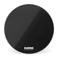 RESONANT BLACK 20" Bass trommuskinn