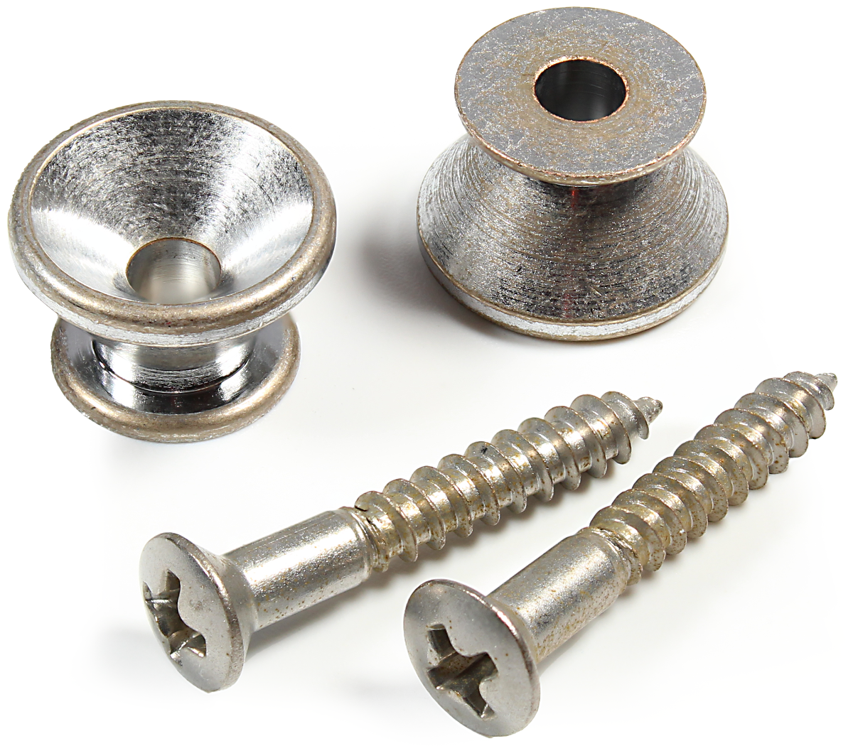 GOTOH Strap Buttons / Pins - Gotoh, EP-B2 Relic, aged chrome, set of 2