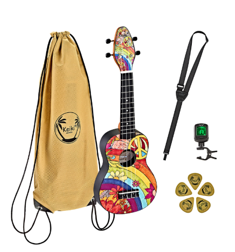 Keiki ukulele,  sópran, Peace '68  m/poka ofl