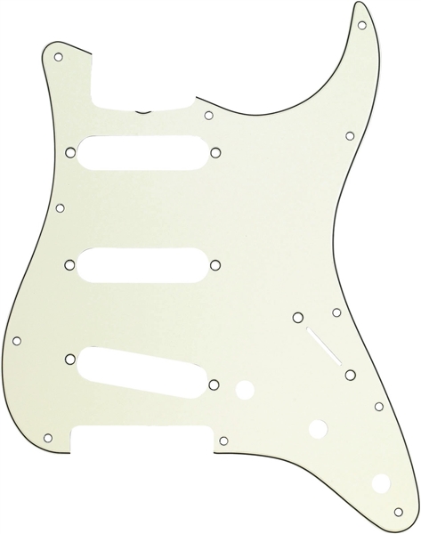 Pickguard - Fender, Vintage '62 Strat, 11-Hole, Mint Green