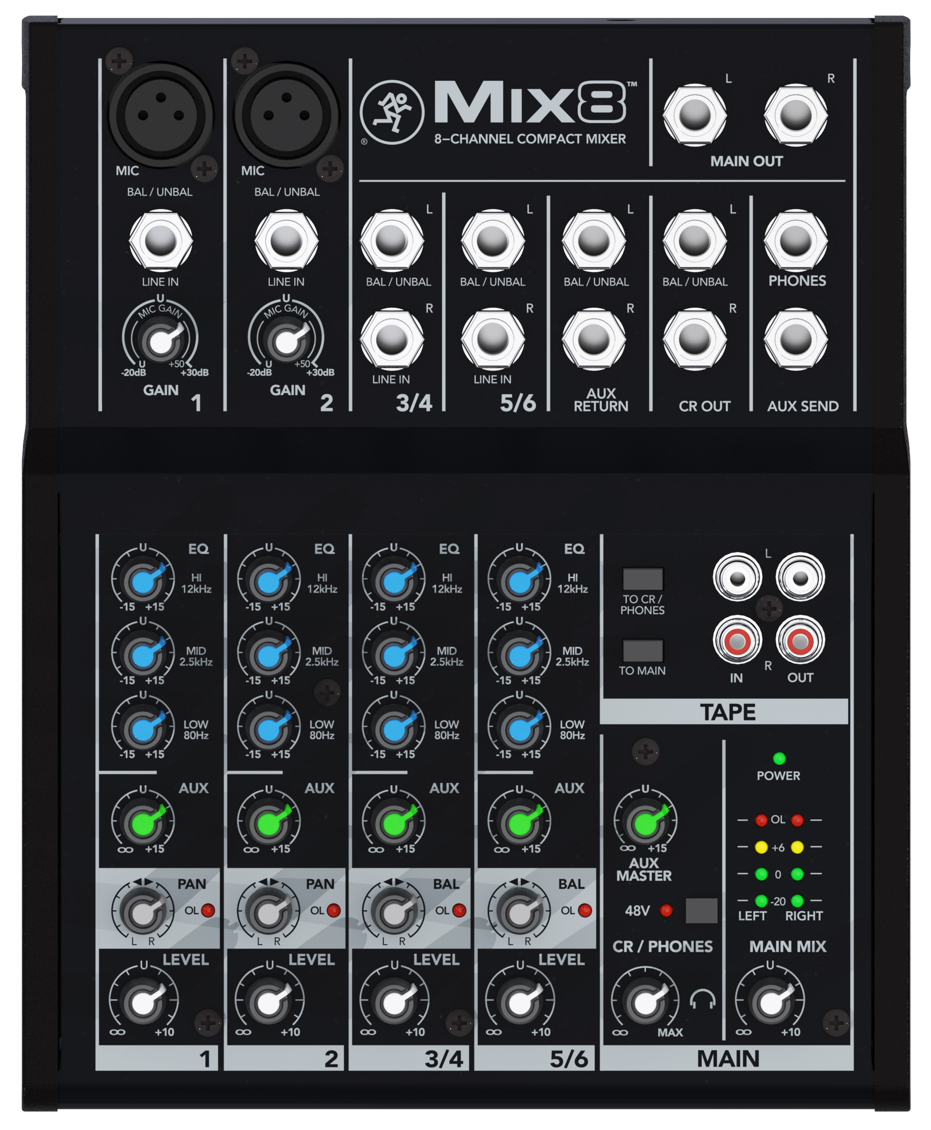 Mackie Mix8  8 rása mixer