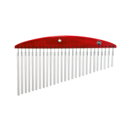 MEINL Chimes 27 bars, Red, silver anodized