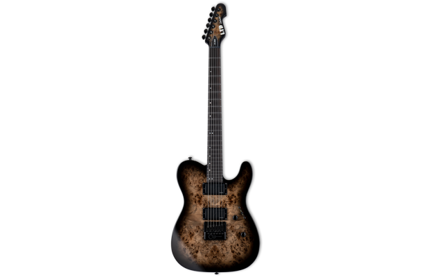 ESP LTD TE-1000 Evertune rafgítar, Charcoal Burst
