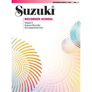 Suzuki sópranblokkflauta 3, piano acc