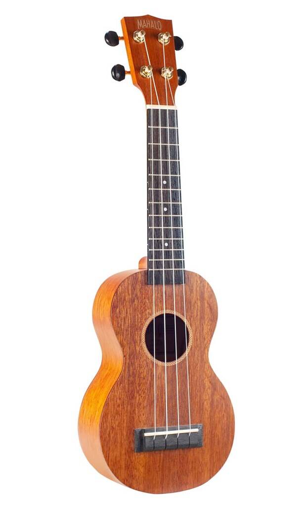 Ukulele, Soprano , Java Series, brúnbæsað, með poka
