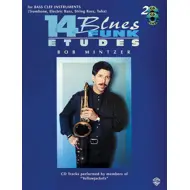 14 Blues & Funk Etudes - básúna, túba, bassi,  rafbassi, með CD