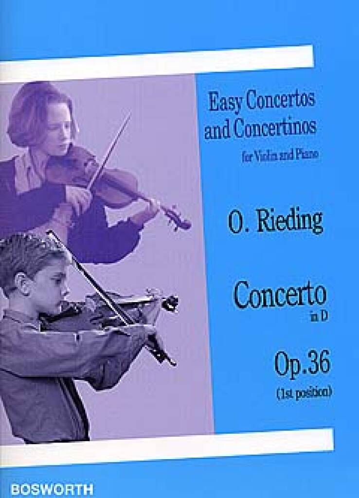 Rieding: Concerto in D Op. 36, fiðla og píanó
