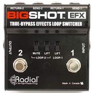 Radial Big Shot EFX true bypass effects loop switcher