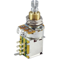Potentiometer - 500kΩ, Linear, Knurled Shaft, DPDT, Push-Push