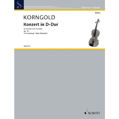 Korngold: Konzert in D-Dur, fiðla og píanó