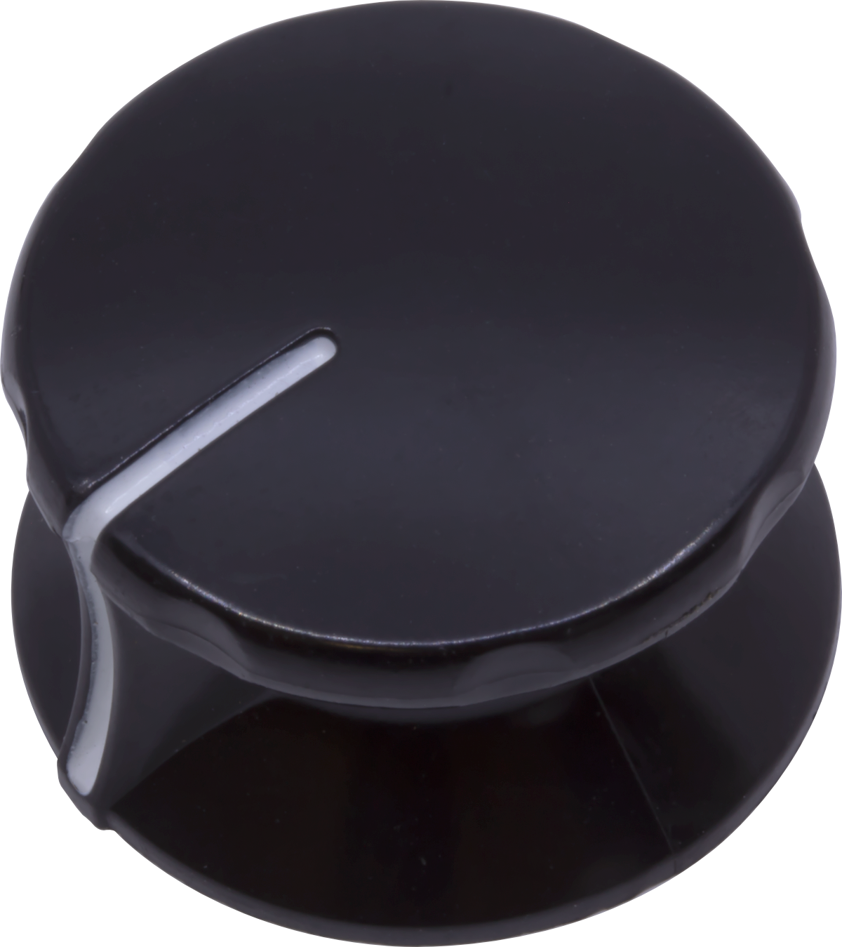 Knob - Phenolic, Set Screw, Premium RCA Style, Skirted, Pointer