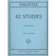 Kreutzer: 42 Studies for Violin ( Galamian)
