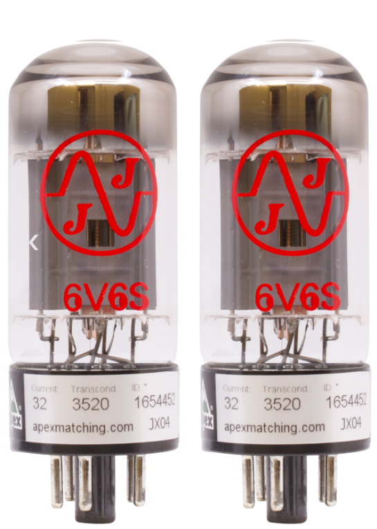 Vacuum Tube - 6V6 Double Mica JJ Matchep Pair