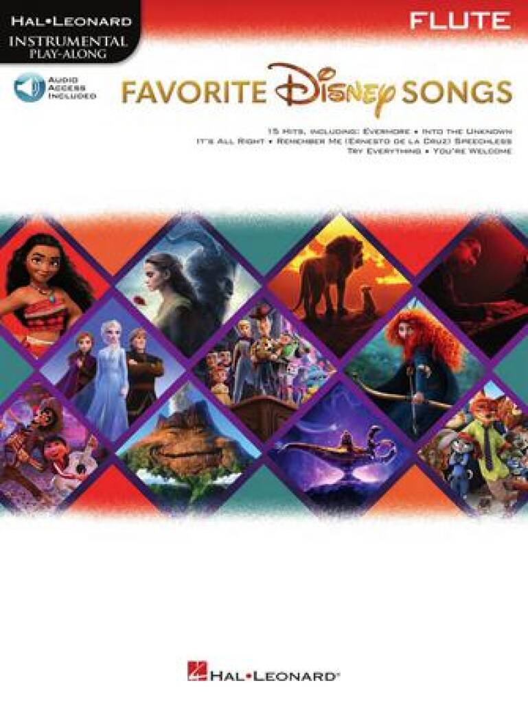 Favorite Disney Songs - þverflauta, með niðurhali
