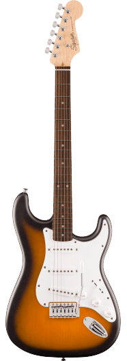 Squier Debut Collection Stratocaster, LRL, Sunburst, 2-TS