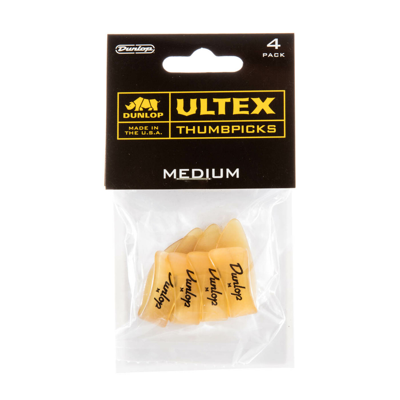 Dunlop Ultex Gold Medium þumalnögl, 4 stk
