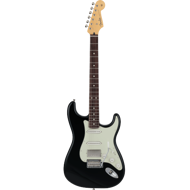 Fender 2024 Collection Made in Japan Hybrid II Stratocaster® HSS, Rosewood Fingerboard, Black, með poka