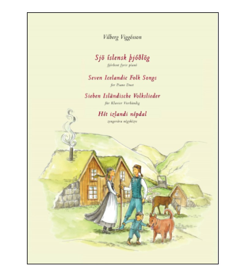 Sjö íslensk þjóðlög, fjórhent
