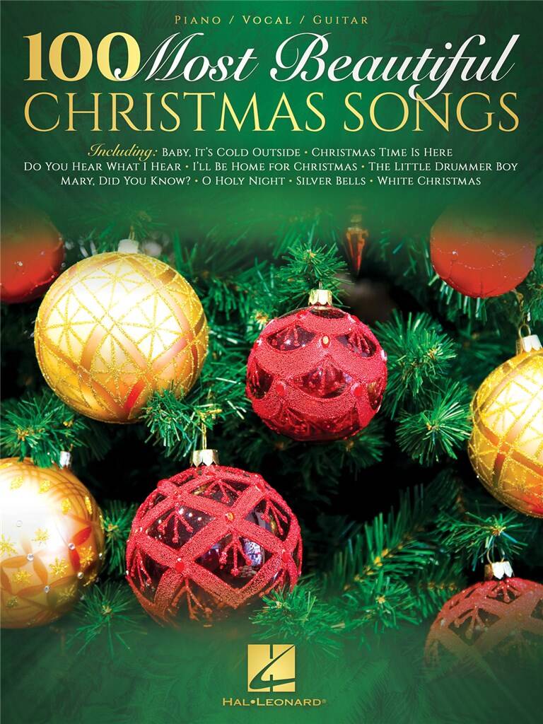 100 Most Beautiful Christmas Songs, P/V/G