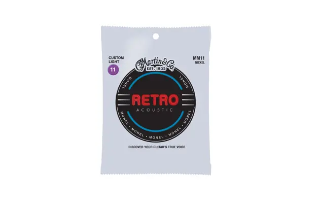 Martin MM11 gítarstrengir, 11-52, Nickel Retro